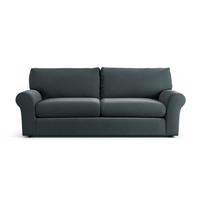 Habitat Molton Fabric 4 Seater Sofa - Charcoal