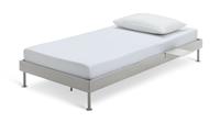 Habitat Maddox Single Metal Bed with Bedside - Off White