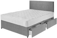 Argos Home Elmdon Deep Ortho 4 Drawer Divan Bed - Kingsize