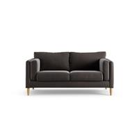 Habitat Newington Fabric 2 Seater Sofa - Grey - Ash Leg