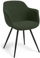 Habitat Noella Fabric Dining Chair - Green