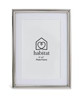 "Habitat Skinny Black Metal Picture Frame - 4x6"""