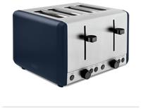 Tower T20086MNB Sera 4 Slice Toaster - Midnight Blue