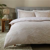 Argos Home Leaf Print Natural Bedding Set - Double