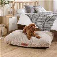 Paws For Slumber Sherpa Natural Pet Bed-Large