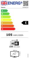 Hisense 75 In 75U6NQTUK Smart 4K UHD HDR Mini LED Freely TV