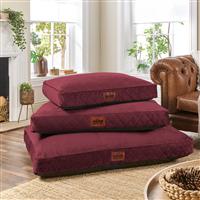 Paws For Slumber Luxury Claret Pet Bed-Large