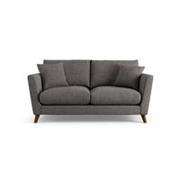 Habitat Lomond Fabric 2 Seater Sofa - Charcoal - Dark Leg