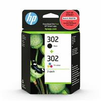 HP 302 Original Ink Cartridges - Black & Colour