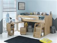 Habitat Ultimate Storage Mid Sleeper Bed Frame - Beech