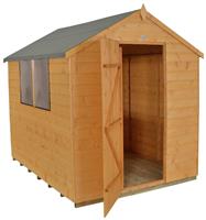 Forest Wooden 2 Clear Window Apex Shed 8 x 6ft