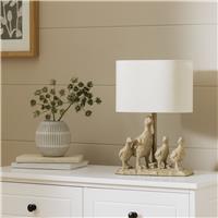 Argos Home Resin Duck Family Table Lamp -Light Oak & Natural