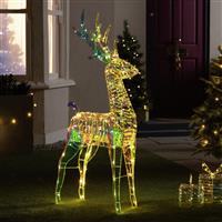 Habitat Christmas Iridescent Reindeer Decoration