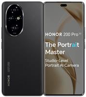 SIM Free HONOR 200 Pro 5G 512GB AI Mobile Phone - Black