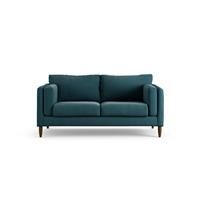 Habitat Newington Fabric 2 Seater Sofa - Teal - Dark Leg