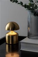 Present Time Impetu Portable Touch Table Lamp - Brushed Gold