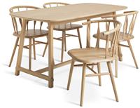 Habitat x Morris & Co. Canterbury Oak Table & 4 Chairs