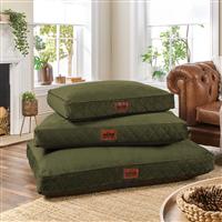 Paws For Slumber Luxury Forest Green Pet Bed-Large