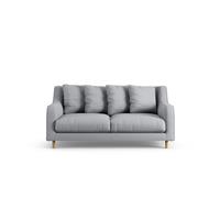 Habitat Swift Fabric 2 Seater Sofa - Grey - Ash Leg