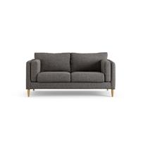 Habitat Newington Fabric 2 Seater Sofa - Charcoal - Ash Leg