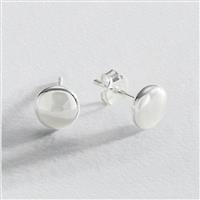 Revere Sterling Silver Button Stud Earrings