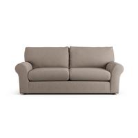 Habitat Molton Fabric 3 Seater Sofa - Mocha