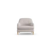 Habitat Frome Fabric Armchair - Natural - Ash Leg