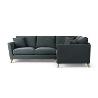 Habitat Lomond Right Hand Corner Sofa - Charcoal - Ash Leg