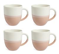 Habitat Dipped Set of 4 Stoneware Mugs - Multicoloured