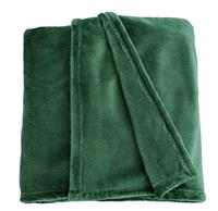 Argos Home Fleece Throw - Emerald - 150x200cm