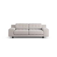 Habitat Hendricks Fabric 3 Seater Sofa - Natural - Black Leg