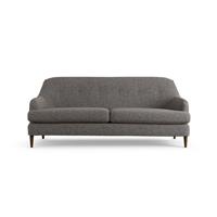 Habitat Frome Fabric 3 Seater Sofa - Charcoal - Dark Leg
