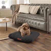 Paws For Slumber Sherpa Charcoal Pet Bed-Small