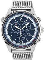 Citizen Eco-Drive Men's Chronograph Stainless Steel Watch