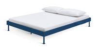 Habitat Maddox Double Metal Bed Frame with Bedside - Blue