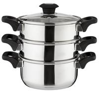 Russell Hobbs 18cm 3 Tier Stainless Steel Steamer