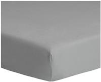 Home Essentials Brushed Cotton Grey Fitted Sheet - King size