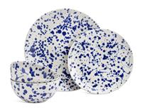 Habitat 60 Jackson 12 Piece Stoneware Dinner Set - Blue