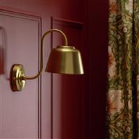 Habitat x Morris & Co. Library Brass Wall Light