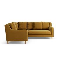 Habitat Swift Reversible Corner Sofa - Gold - Ash Leg