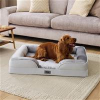 Snug Orthopedic Grey Pet Bed-Extra Large