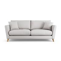 Habitat Lomond Fabric 4 Seater Sofa - Natural - Ash Leg