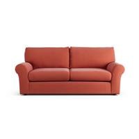 Habitat Molton Fabric 3 Seater Sofa - Papaya