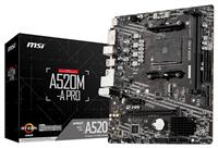 MSI AMD AM4 A520M-A Pro Motherboard