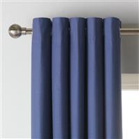 Habitat Blackout Plain Eyelet Curtains - Navy