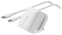 Belkin 20W USB-C Wall Charger With 1m USB-C Cable - White