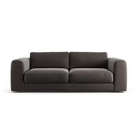 Habitat Ayr Velvet 4 Seater Sofa - Grey