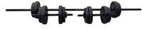 Opti Vinyl Dumbbell and Barbell Set - 25kg