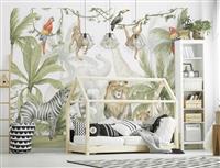 Walltastic Jungle Safari Kids Wall Mural