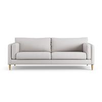 Habitat Newington Fabric 4 Seater Sofa - Natural - Ash Leg